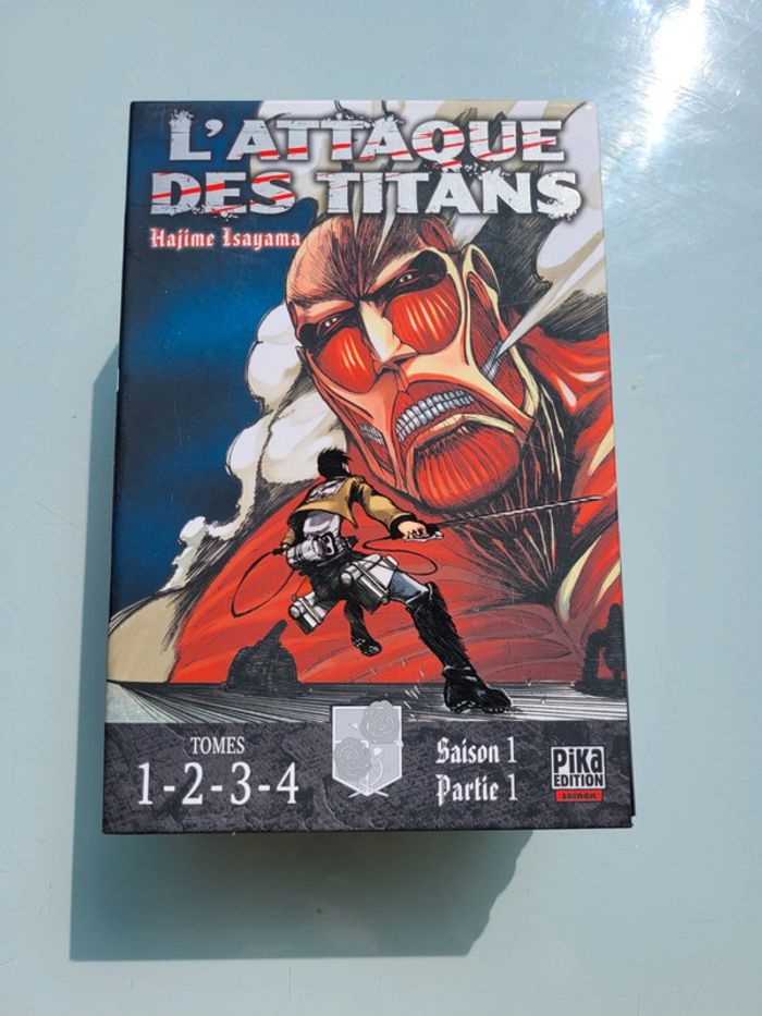 3 coffret Pika Édition : L'attaque des titans tomes 1 à 12 - photo numéro 5