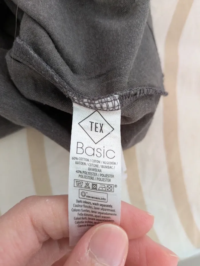 T-shirt gris motif Moto Cross "Racing" - Tex Basic - 4/5 ans - photo numéro 4