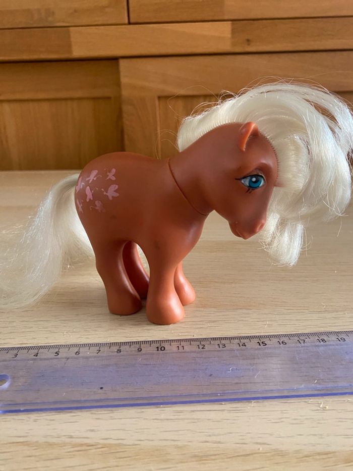 Petit poney Little pony hasbro butterscotch Italy brown marron 1982 cannella