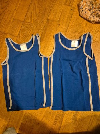 Lot de deux maillots de corps