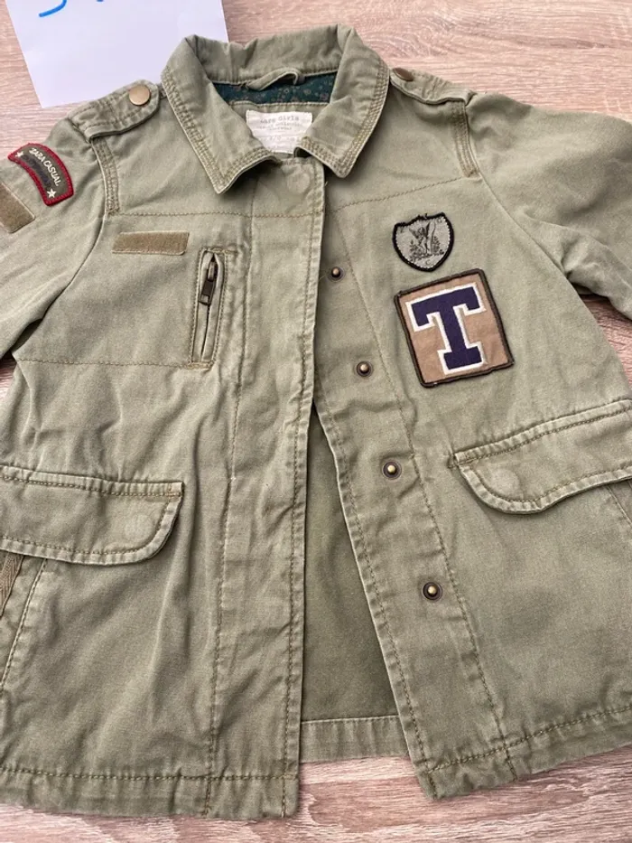 Veste militaire Zara fille 4/5 ans - photo numéro 5