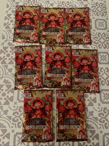 Lot de 8 boosters op01 prb01 One Piece français