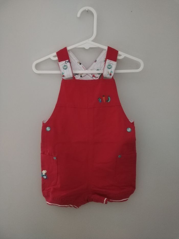 Salopette courte bébé garçon Sergent Major 9 mois