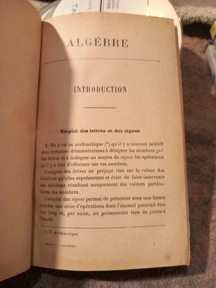 Livre algèbre - photo numéro 3