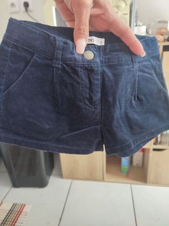 #kytie3ansfille. Short en velours taille 3 ans