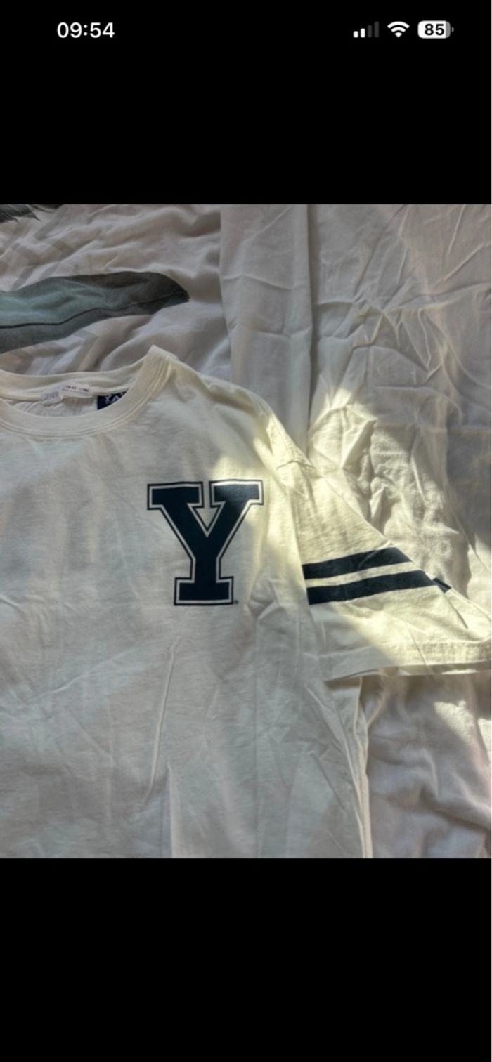 T shirt Yale Zara - photo numéro 3