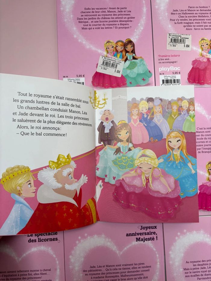 Lot 9 livres une deux trois princesses - photo numéro 7