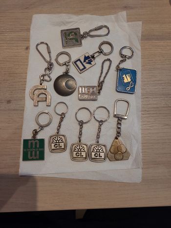 Porte clefs banque Augis lot ancien