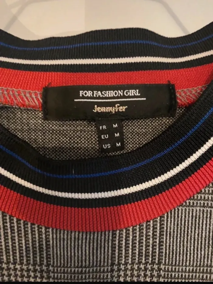 Robe droite à carreaux esprit british – Jennyfer – Taille M - photo numéro 3