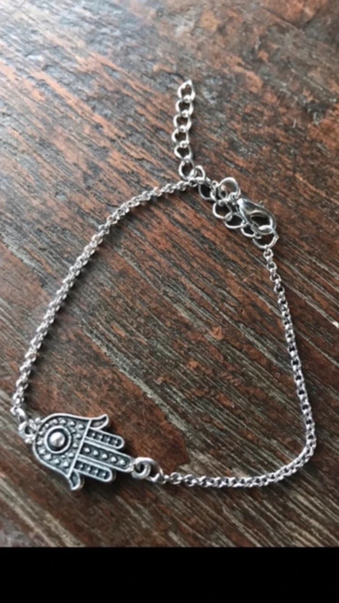 Bracelet réglable, main de fatma, comme neuf - photo numéro 10
