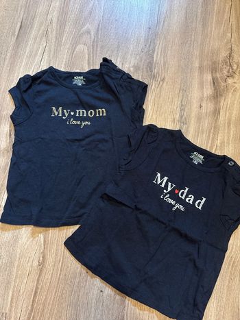 Lot 2 t-shirt manches courtes Kiabi