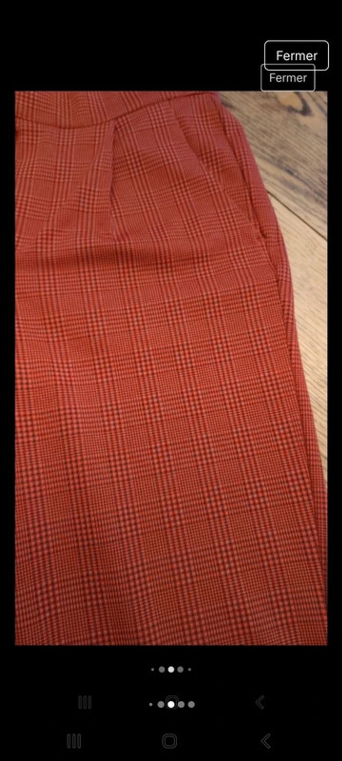 Pantalon Jaqueline de Jong rouge/noir eu M - photo numéro 11