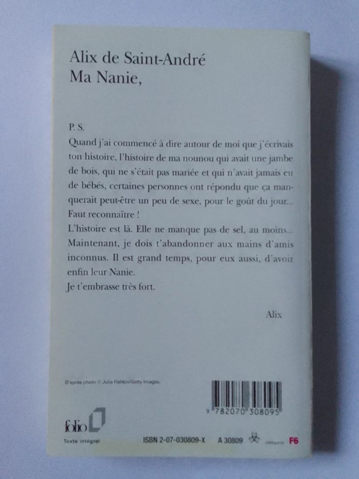 Alix de Saint-André - Ma nanie - photo numéro 2