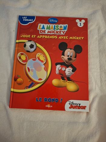 Livre La maison de Mickey, j apprends les formes