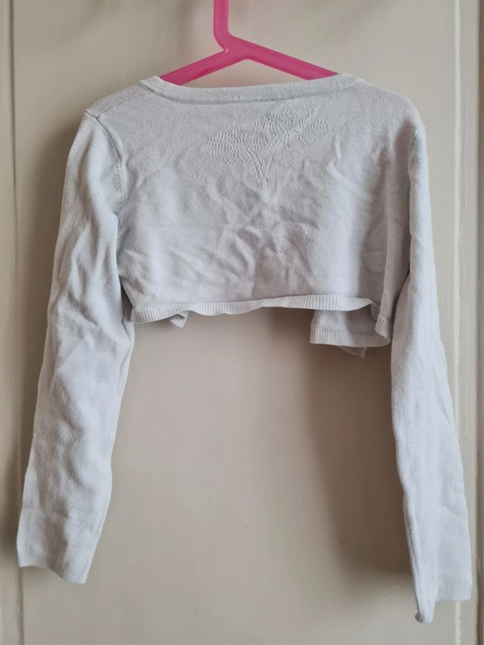 Gilet Boléro Orchestra blanc taille 10 ans - photo numéro 2