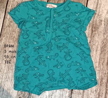 Barboteuse DPAM 3 mois