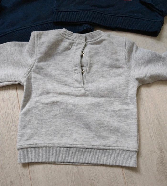 Lot de 3 sweats Kiabi 12 mois - photo numéro 4