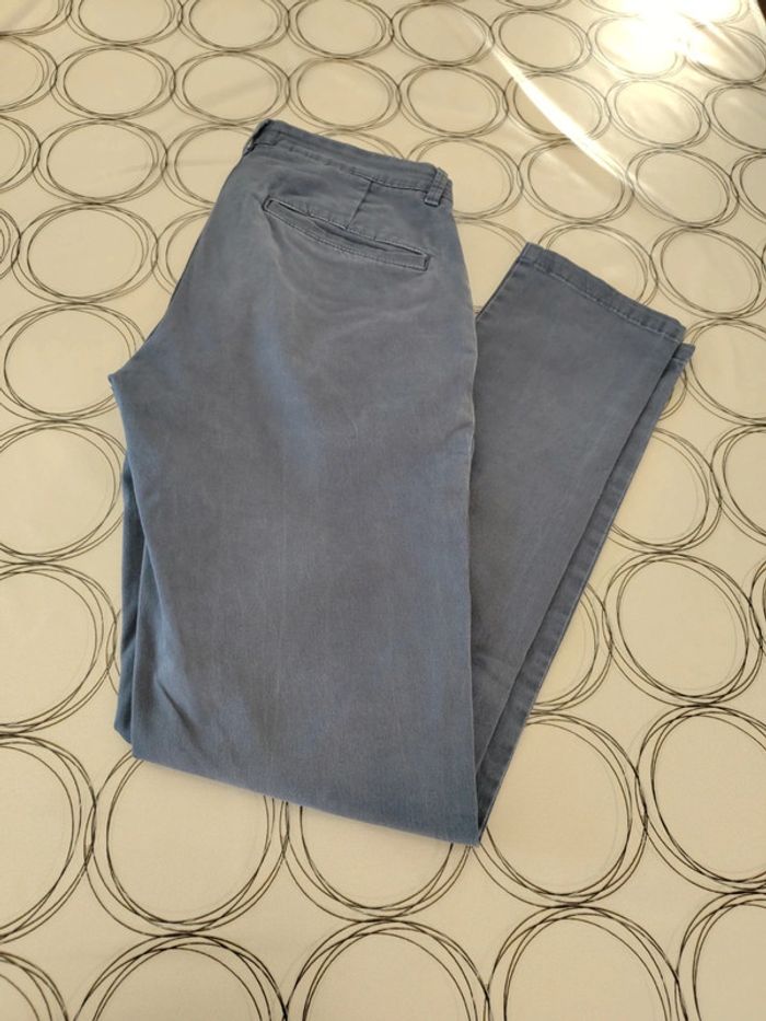 Pantalon Chino bleu marine taille 34 - photo numéro 2