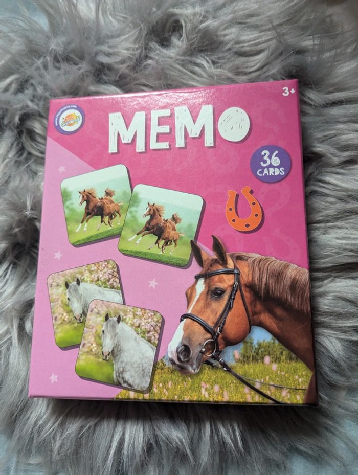 Jeu mémo cheval