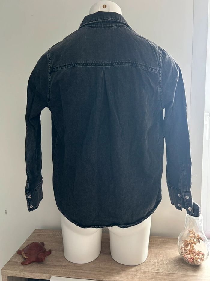 Très jolie veste légère femme jean anthracite - photo numéro 3