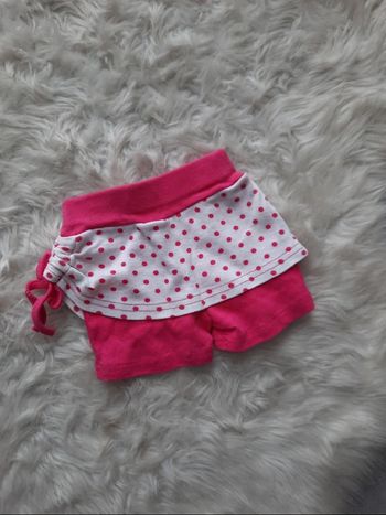 Jupe short rose