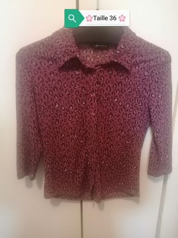 🌸Chemise légère motifs léopard Taille 36 "Stradivarius" 🌸