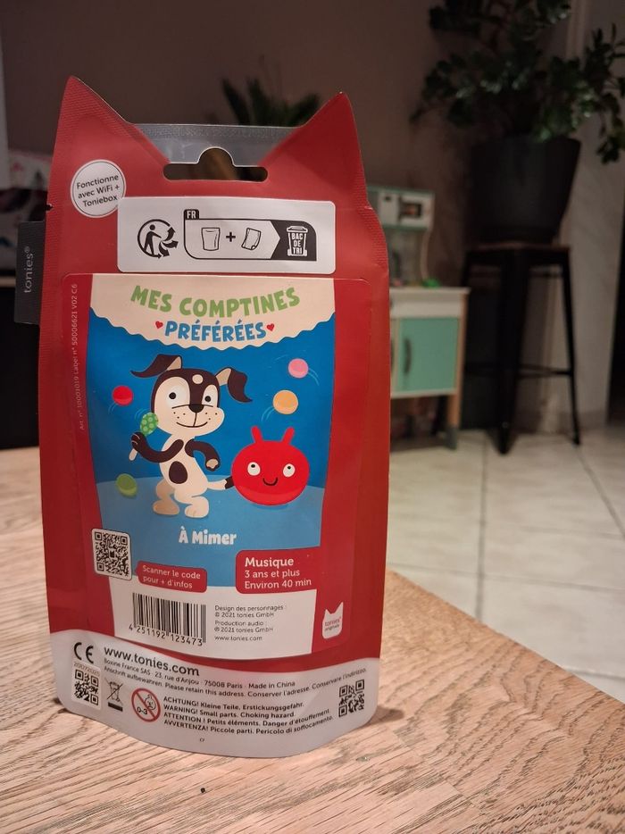 Tonies Mes comptines préférées à mimer neuf en français - photo numéro 2
