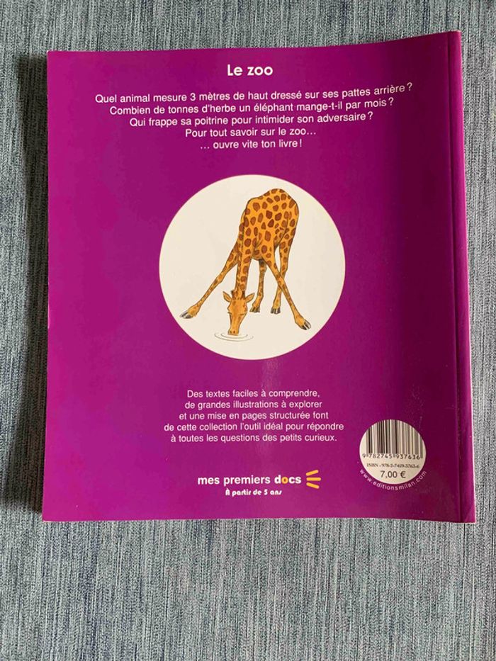 Le zoo - Mes premiers docs - photo numéro 2