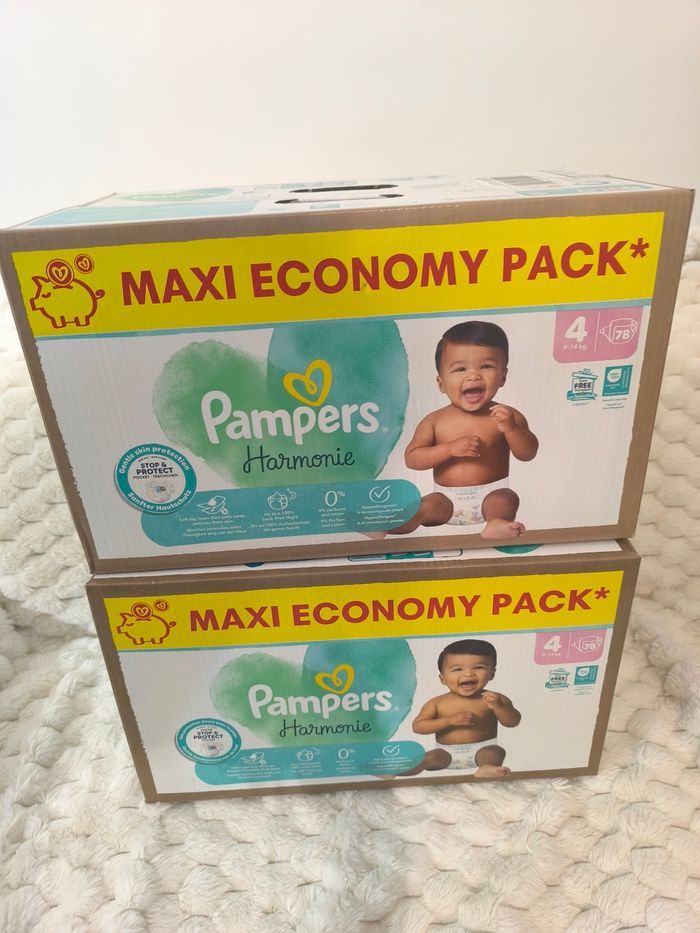 Pampers Harmonie T4 - 2*78 couches