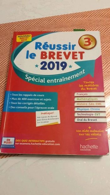 Livre reussir le brevet 2019