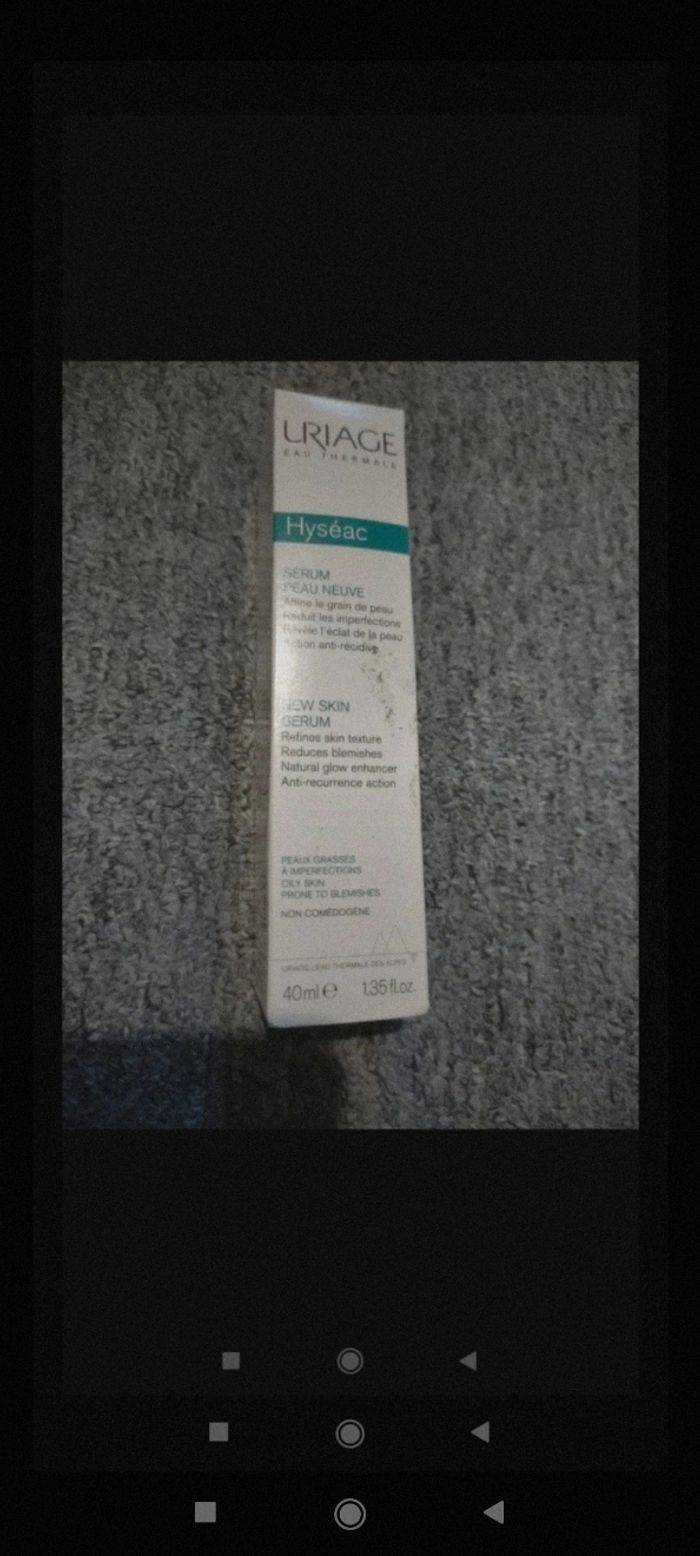 Uriage hyseac sérum