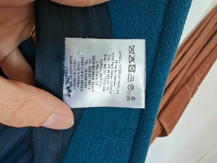 Manteau en laine marque Caroll - photo numéro 11
