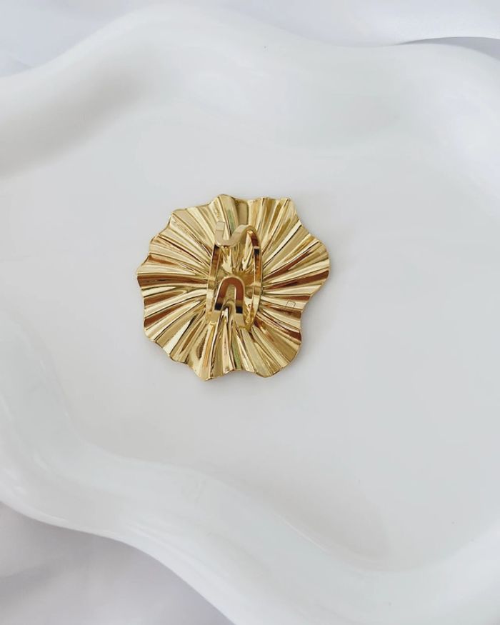 Bague marguerite dorée ajustable - photo numéro 3