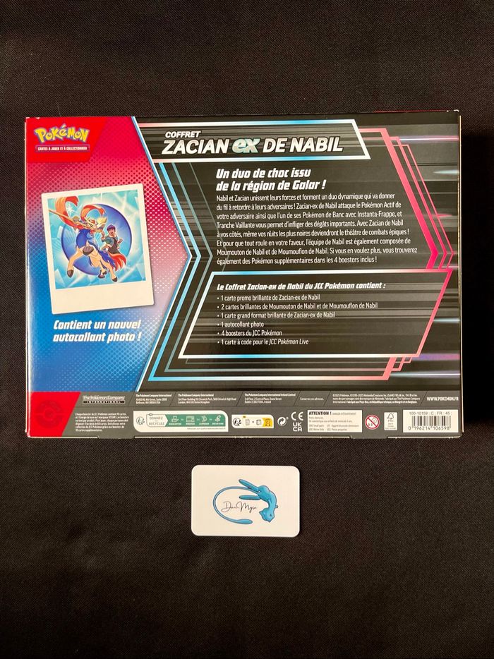 Pokémon Coffret Zacian ex de Nabil EV 8 : 34€ - photo numéro 2