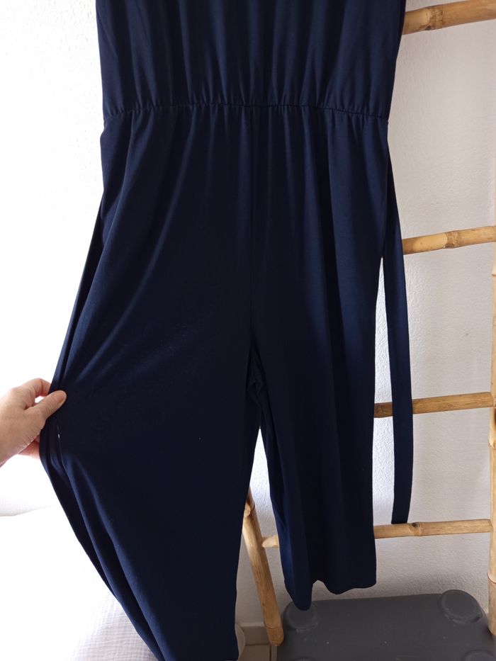 Combinaison fluide jambes larges bleu marine taille M neuve - photo numéro 8