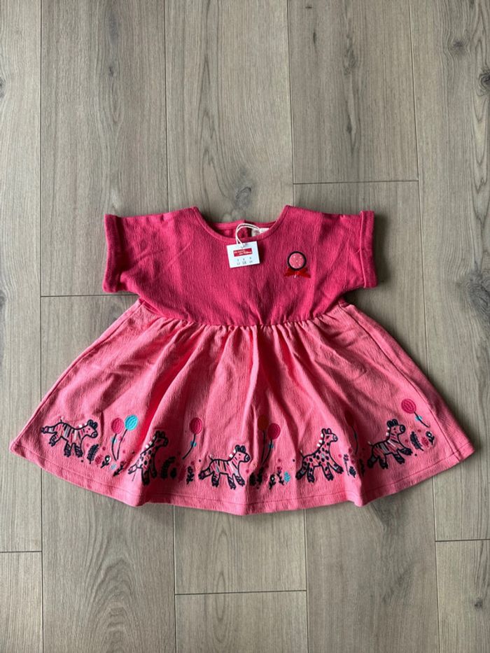 Robe bébé fille DPAM 18 mois neuve