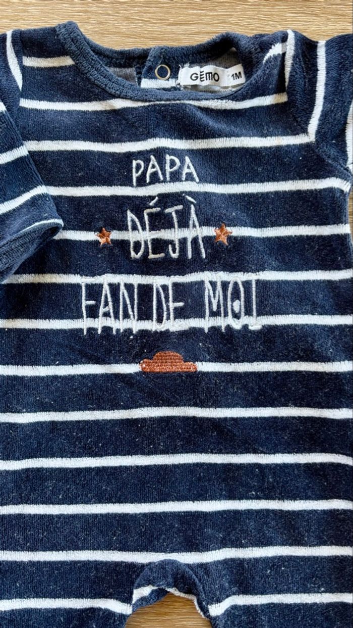 Pyjama bébé garçon 1 mois - photo numéro 2