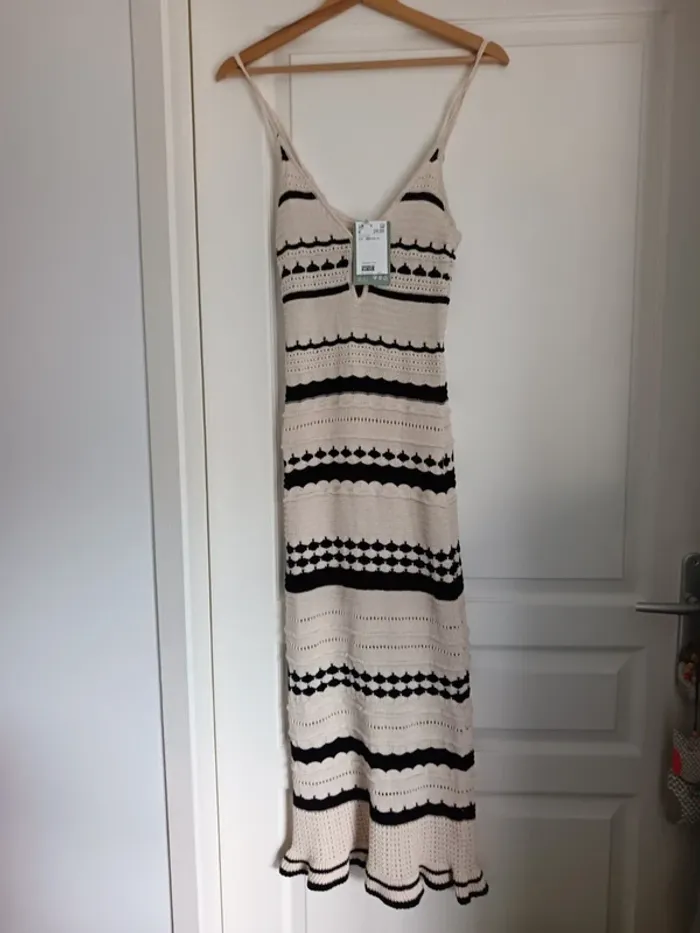 Robe longue crochet