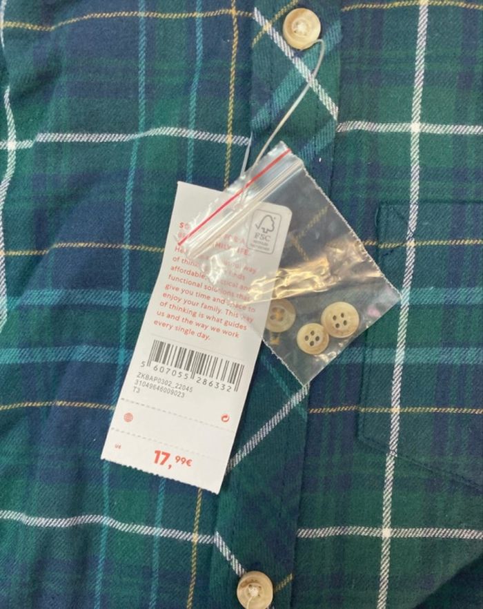 Chemise garçon - neuf - Zippy - Taille 5 ans - photo numéro 4