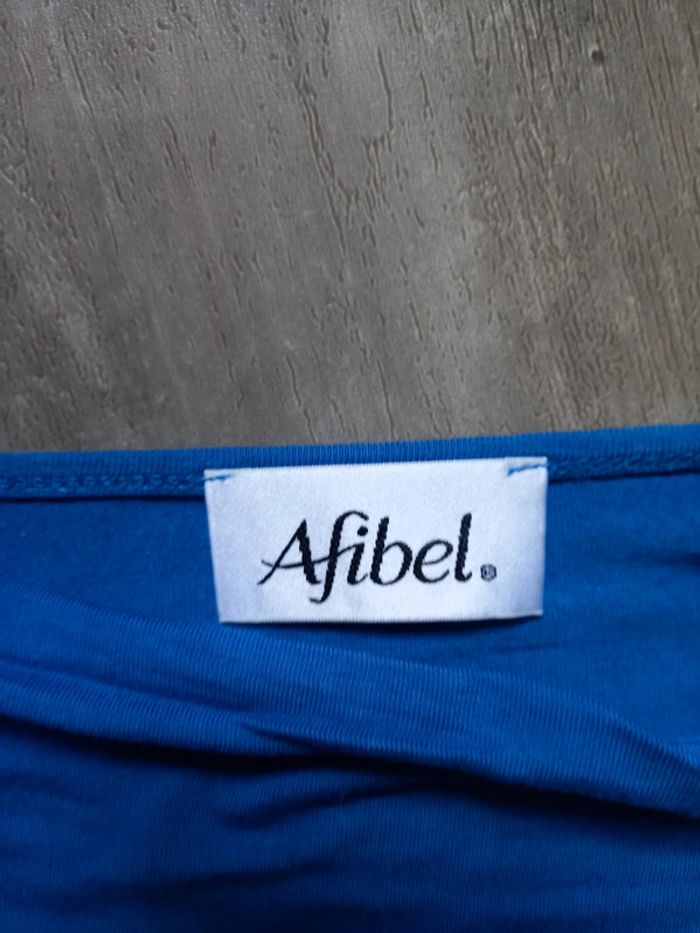 Tee-shirt femme 46/48 bleu - photo numéro 2