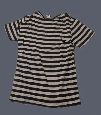 👕 T-shirt marin Petit Bateau Garçon 12 ans  Rayé marine/gris