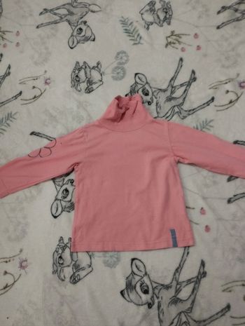 Pull a manche longue col roulé girl&pop 36 mois