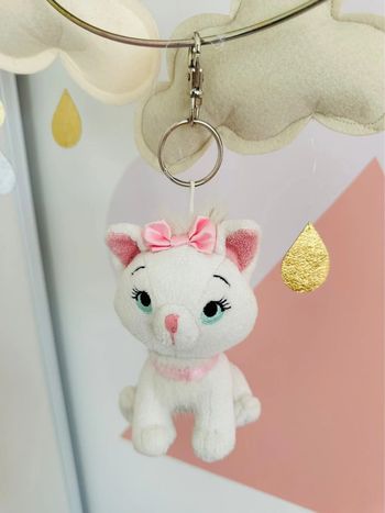 Porte clé peluché Marie Aristochat