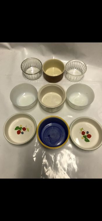 Lot de 9 ramequins