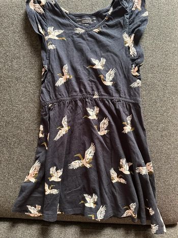 Robe Monoprix coton bleue marine 8 ans