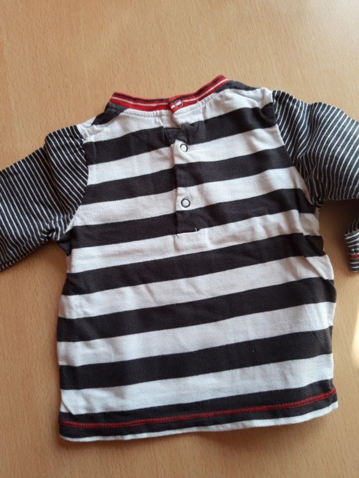 Tee-shirt manches longues 6 mois Terre de marins - photo numéro 4