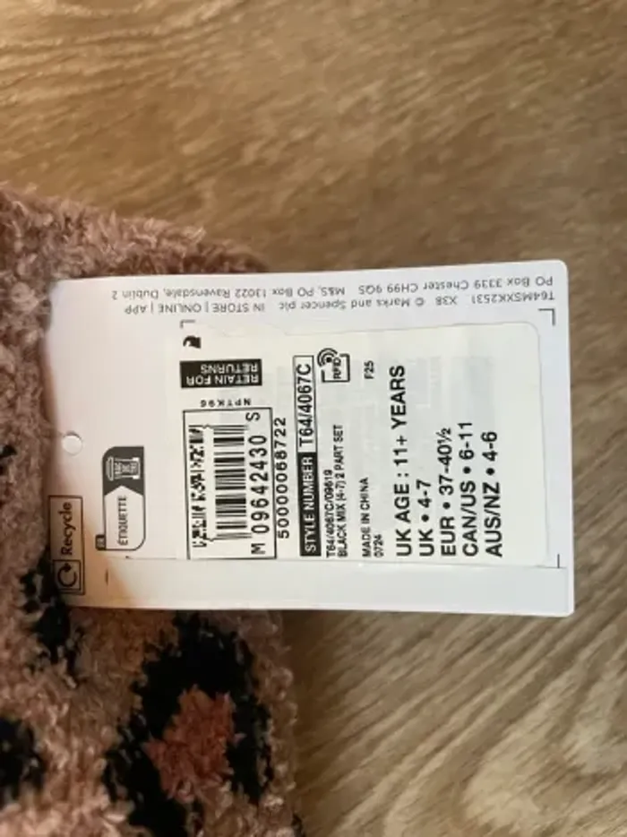 Lot de 2 chaussettes d'hiver antidérapantes et - photo numéro 3