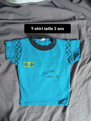 T-shirt 2ans manches courtes