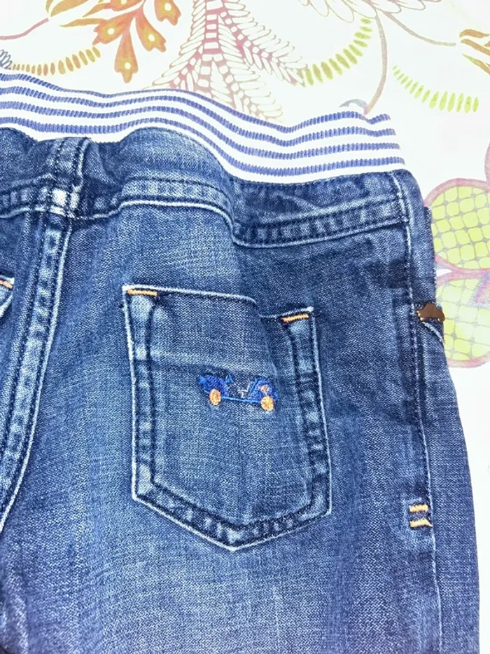 Short bermuda en jeans sergent major - photo numéro 4