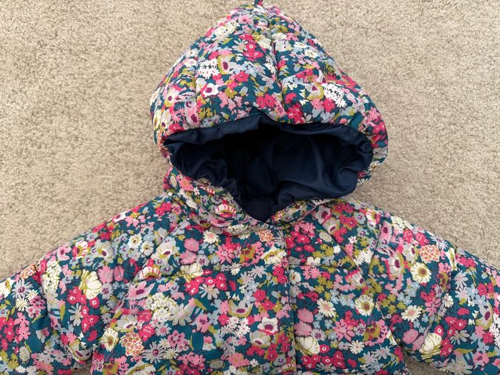 Manteau doudoune imprimé liberty Jacadi 🌻 - photo numéro 2